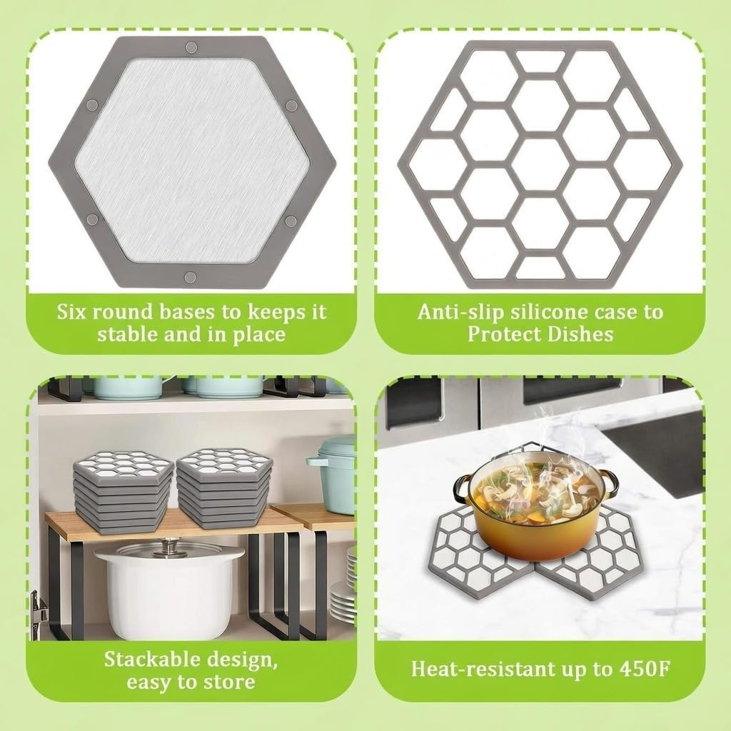 Tapete secado piedra multiusos encimera cocina 7 pzas