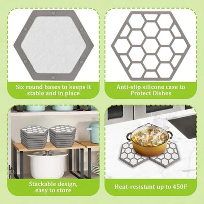 Tapete secado piedra multiusos encimera cocina 7 pzas
