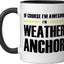 Taza de cerámica para clima original negra/blanca