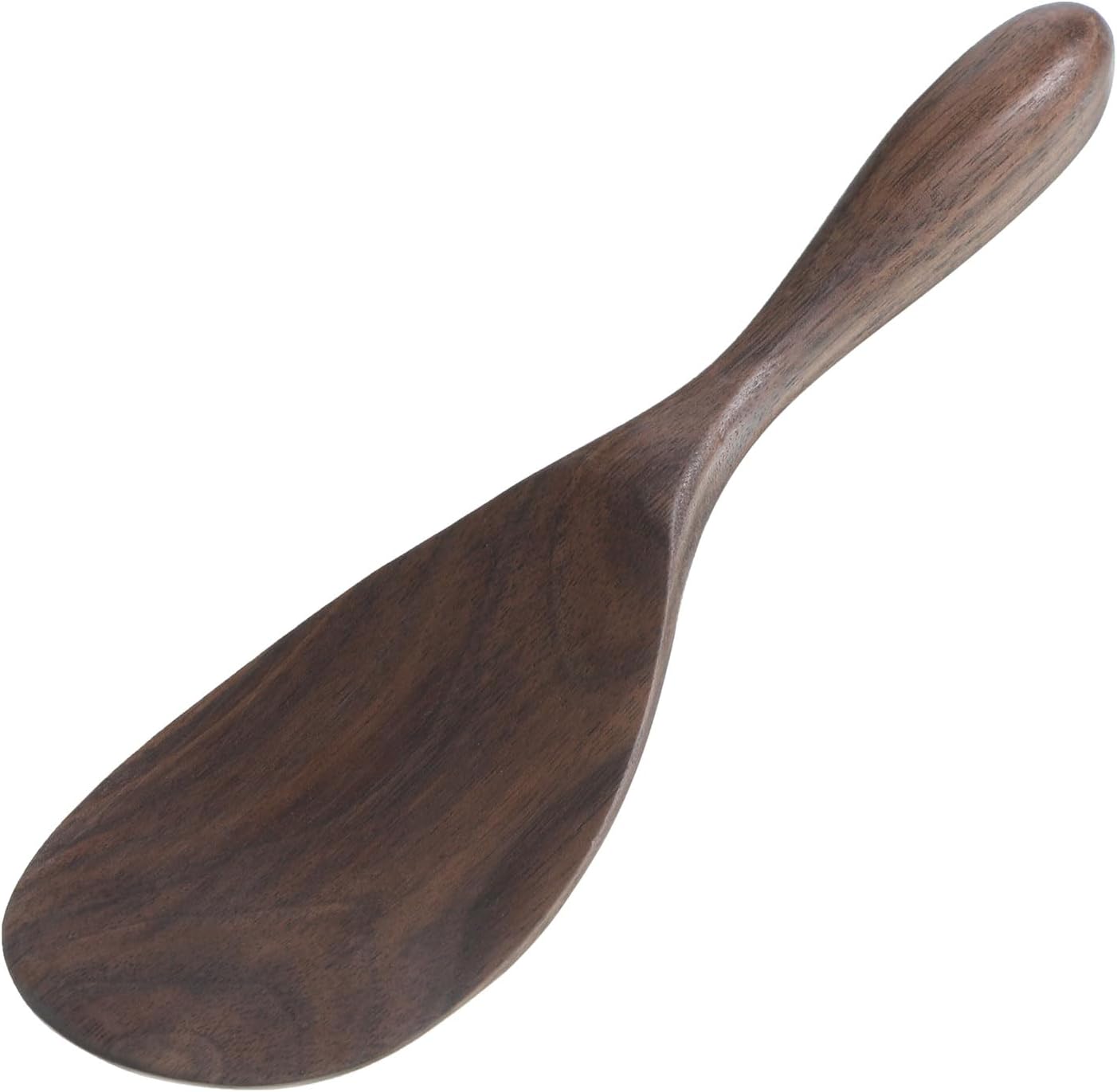 Cucharas madera nogal negro pala arroz cocina gourmet