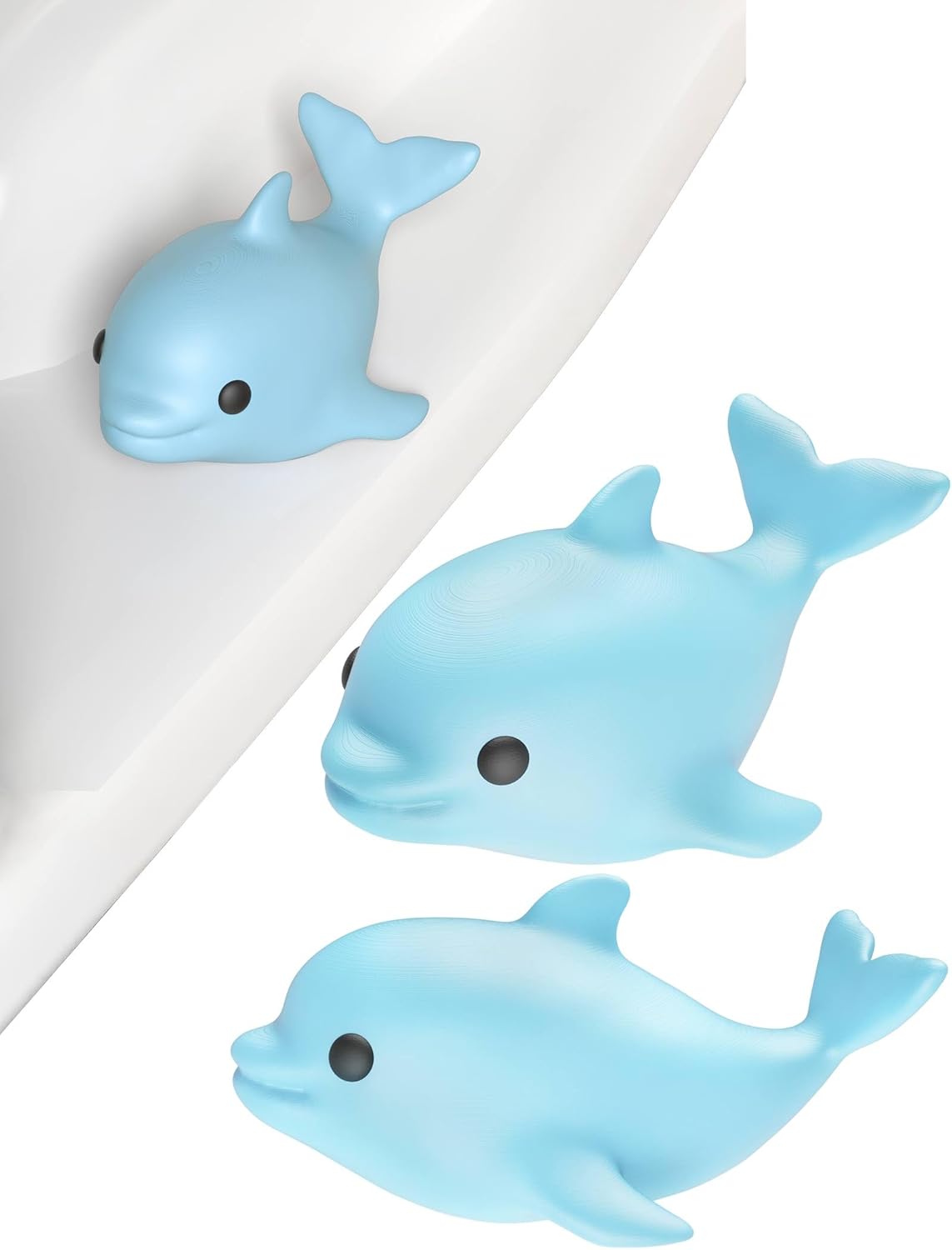 2 Tapas 3D para pernos inodoro baño decorativas