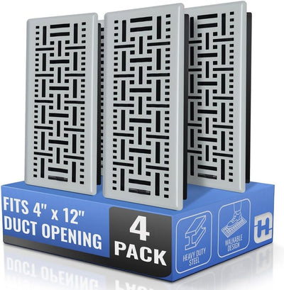Registro piso 4x12 y 12x4 decorativo resistente