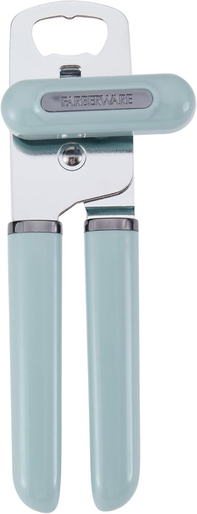 Abrelatas manual Farberware con hoja acero inoxidable y asas ergonómicas
