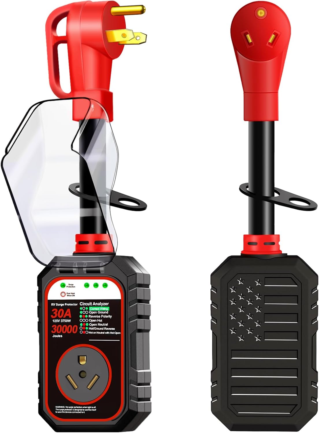 Protector sobretensiones RV 30A con analizador circuito