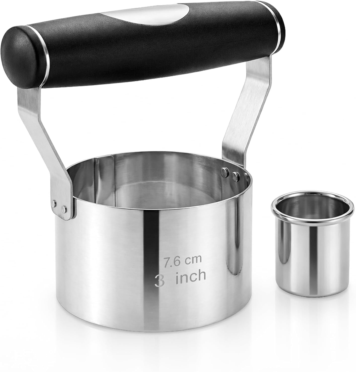 Cortador galletas acero inox 3pulg mango ergonómico