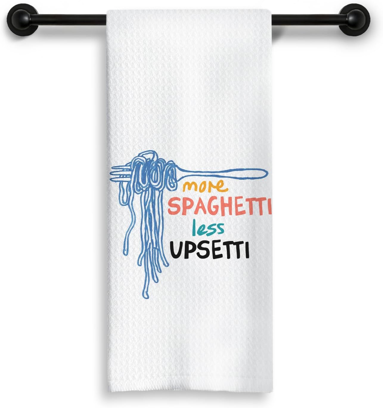Paños de cocina decorativos con espaguetis italianos