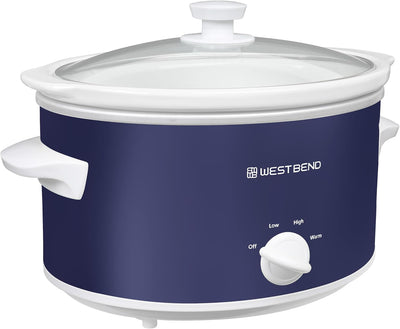 Vajilla cerámica olla cocción lenta 210W azul
