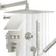 Juego grifo ducha lluvia 12pulg pared con cabezal 6pulg 2 modos