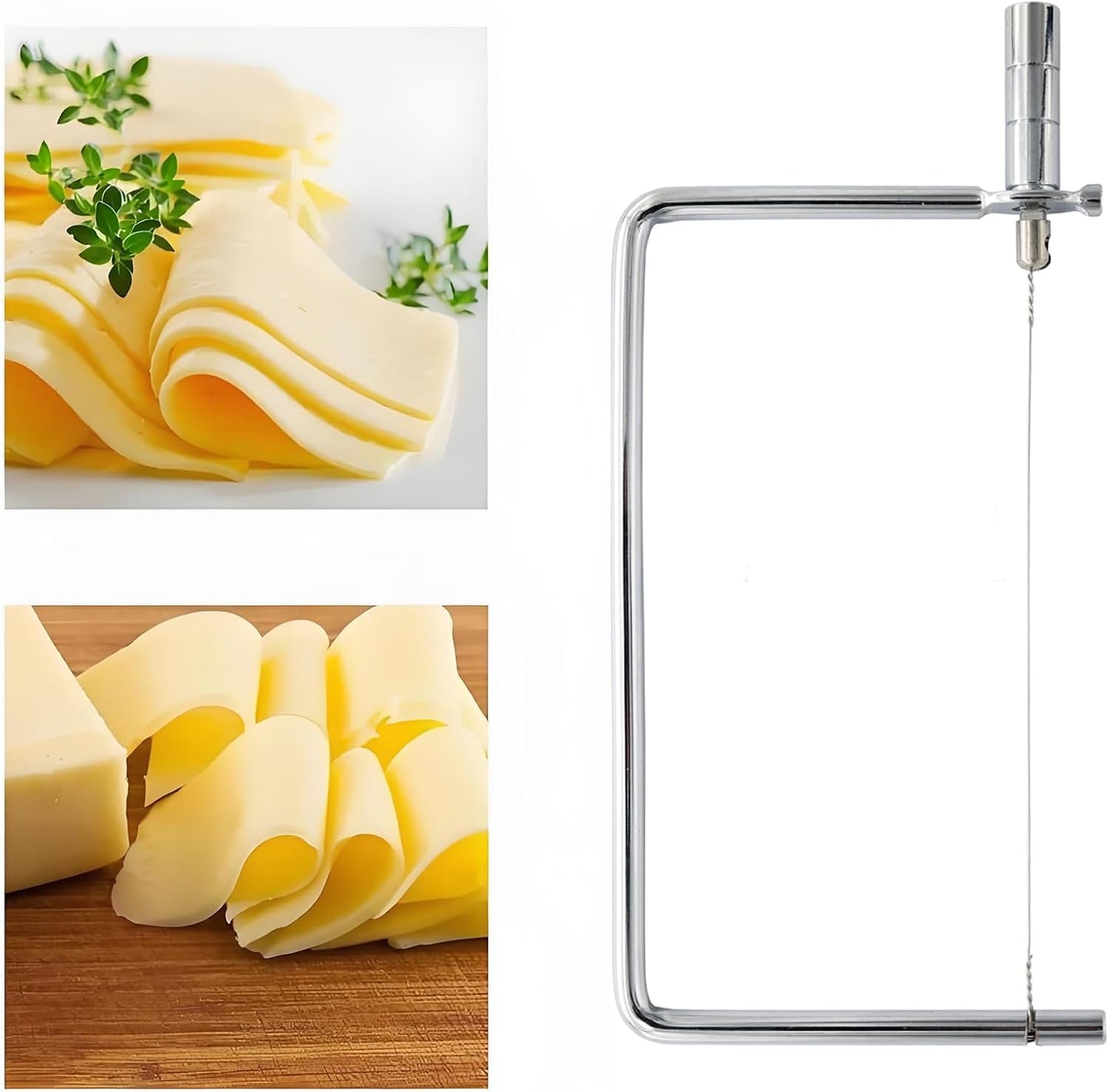 Cortador queso acero inox 4 alambres 5-7pulg
