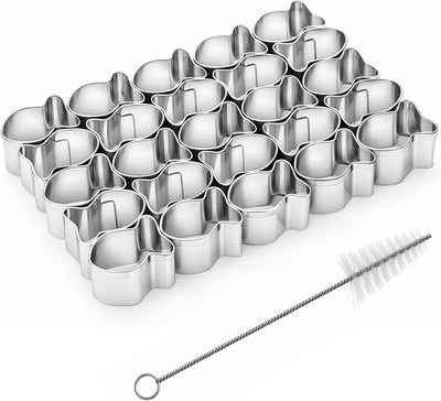 Cortador galletas peces dorados 25 cavidades acero inox