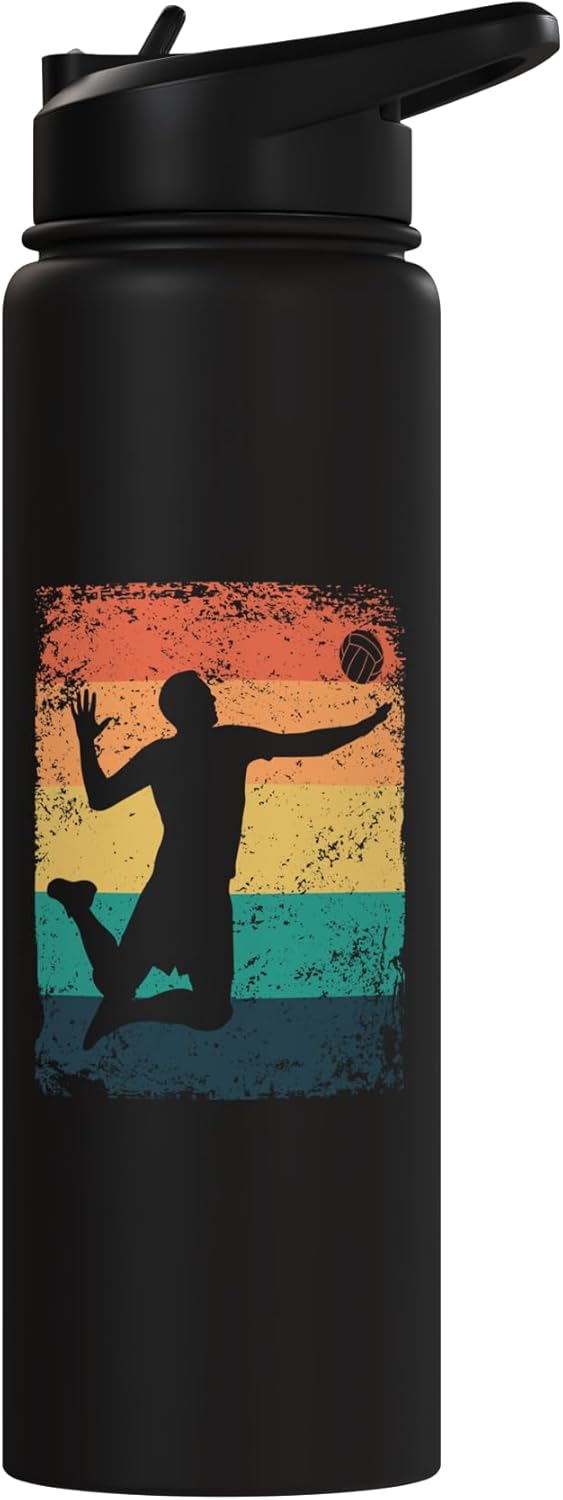 Botella térmica acero inox para playa hombre mujer vintage