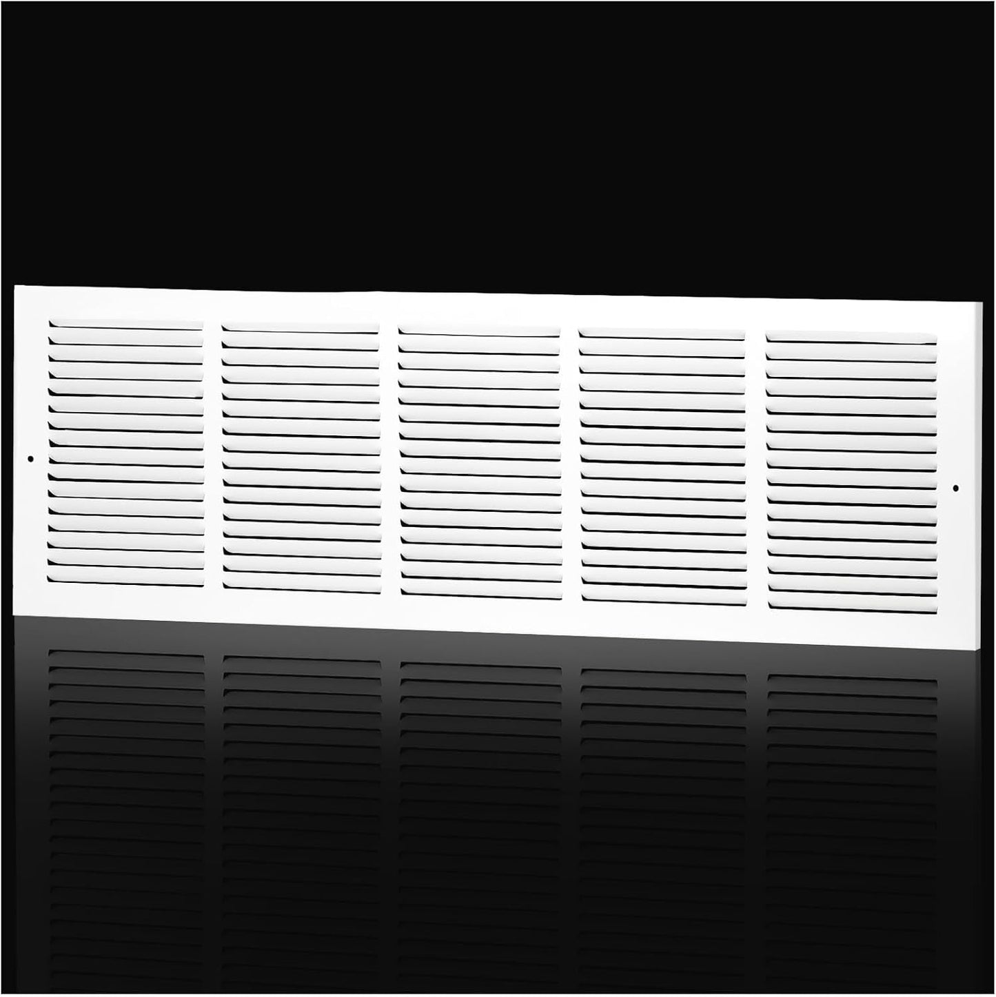 Rejilla aire retorno 30x8pulg cubierta pared techo