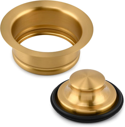 Brida y tapón drenaje fregadero 3.5pulg acero inox
