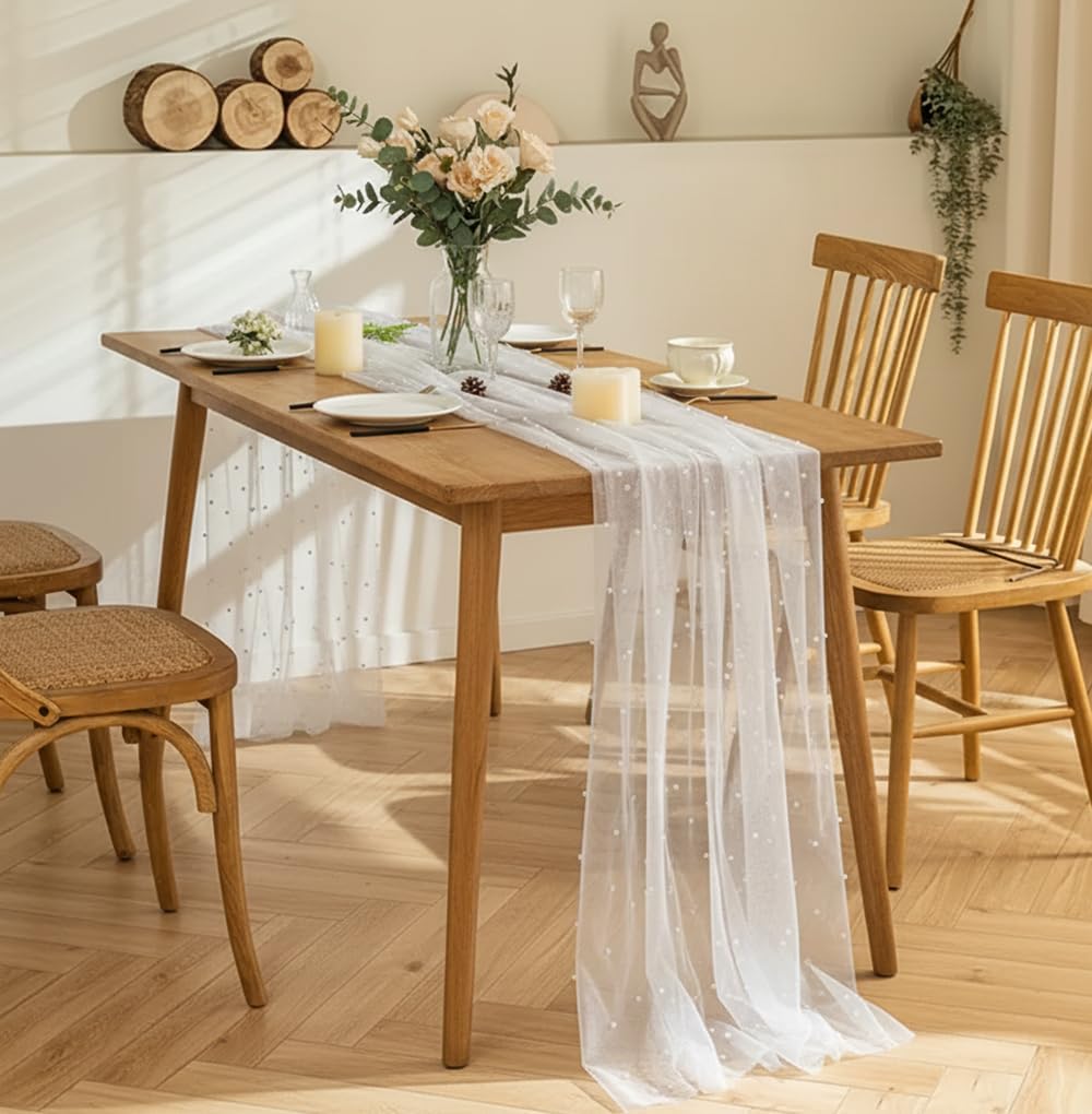 Mantel boda 10ft gasa tul perla