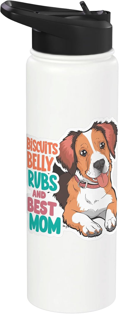 Botella agua térmica acero inox perro cachorro