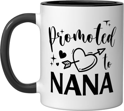 Taza Cerámica Corazón Flecha Negro/Blanco