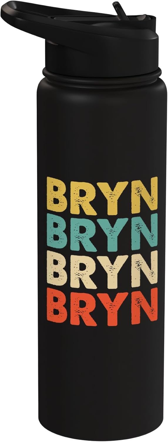 Botella de agua aislada de acero inoxidable Bryn Name