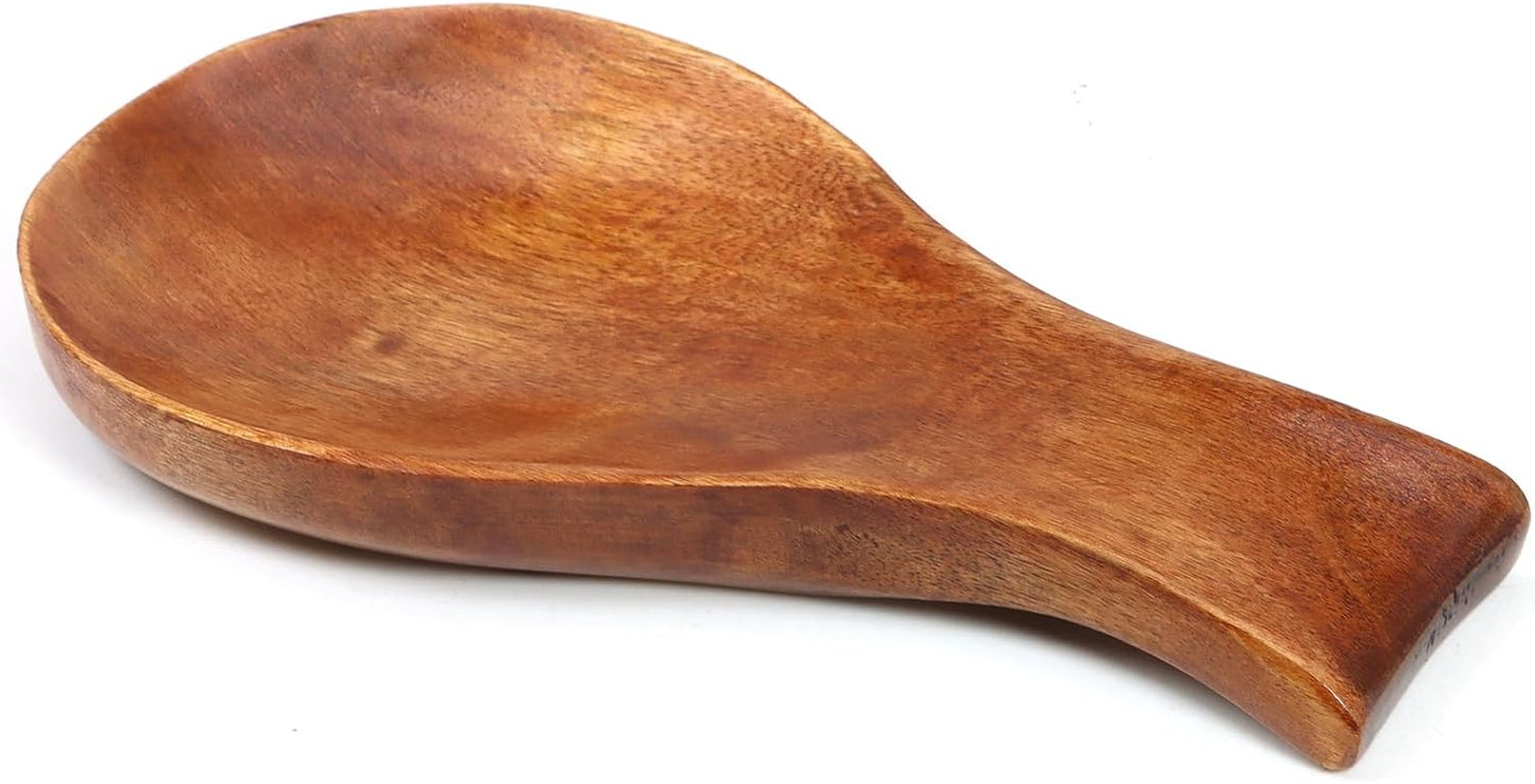 Cuchara de madera para encimera estilo moderno y rústico
