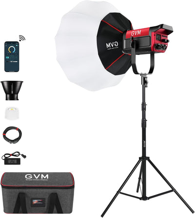 Kit iluminación LED 200W 45400lux con control DMX y Bluetooth