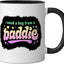Taza Cerámica I Need a Hug From a Baddie Negro/Blanco