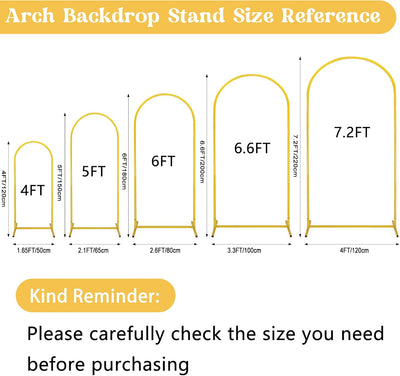 Soporte arco fondo 6ft metal boda fiesta decoración