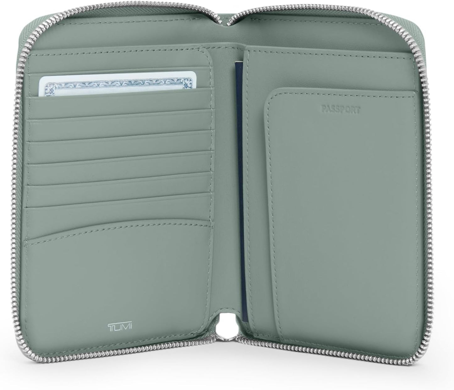 Estuche pasaporte con cremallera mujer