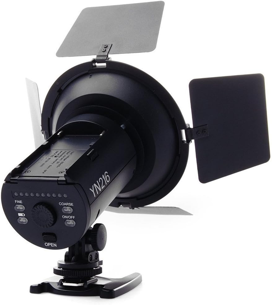 Luz video LED 12V 2A adaptador CA YN216
