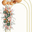 3 Arcos Boda Soporte Metal Dorado 7.2x6.6x6ft