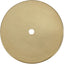 4 Pzas Placas traseras redondas 2-3/8pulg bronce champán