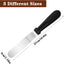 Espátula glaseado 6pulg acero inox mango plástico
