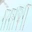 Set 6 Accesorios Batidora Mano Acero Inox