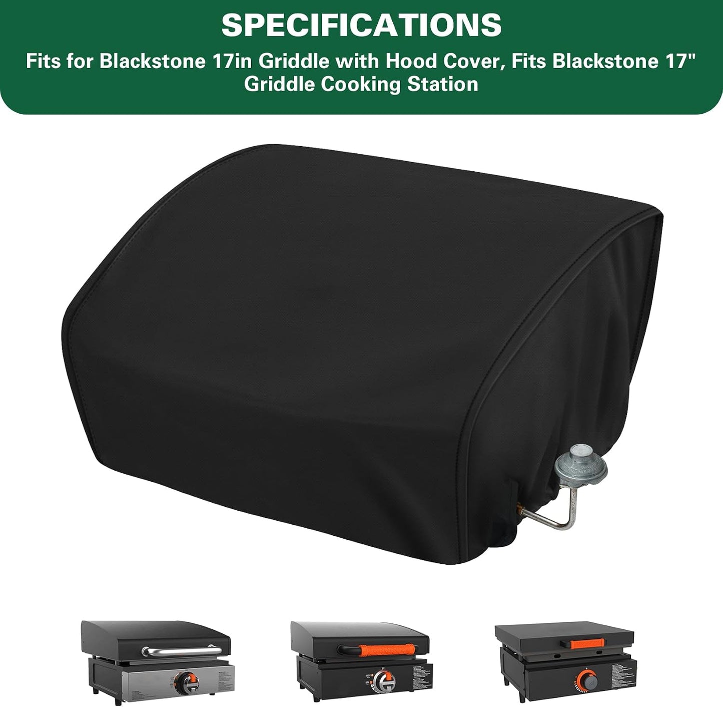 Cubierta parrilla Blackstone 17pulg resistente al agua