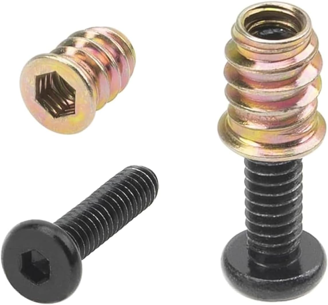 Insertos madera roscados 1/4-20 x 1-5/32 28 pzas