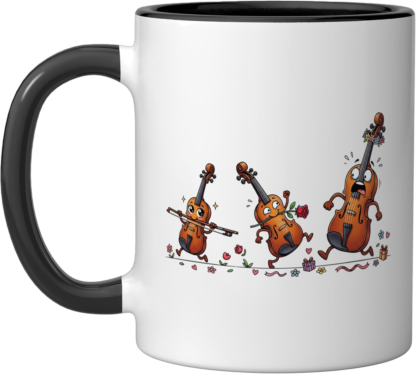 Taza Cerámica Día de la Madre Humorística Negro/Blanco