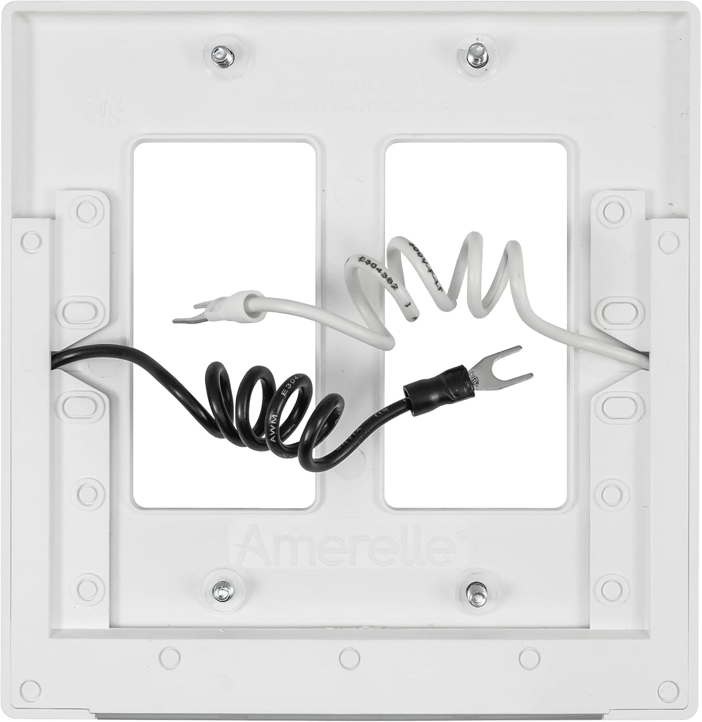 Placa pared LumiCover luz nocturna 2 seg decor blanco