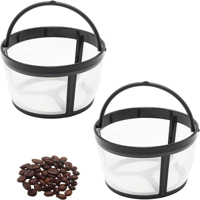 2 Filtros Café Reutilizables Malla Nailon Asa 4-5 Tazas