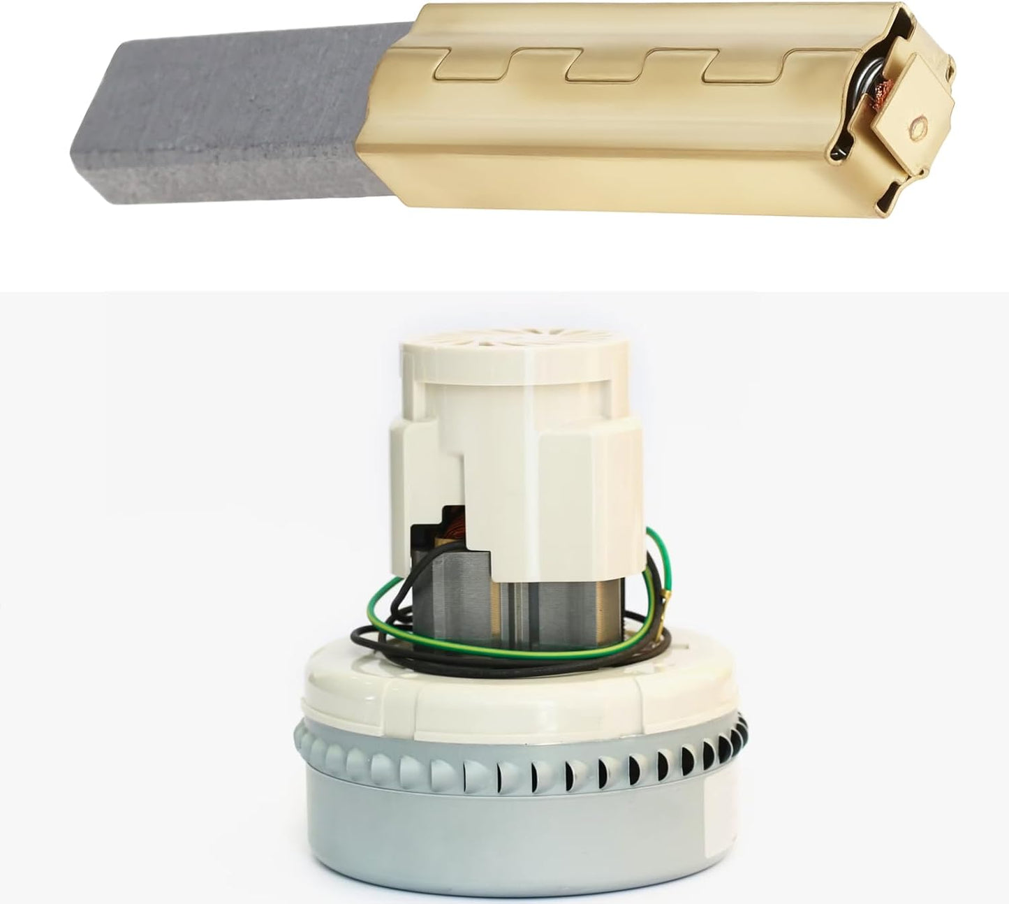 Cepillos carbón motor comp Ametek 120V con soporte