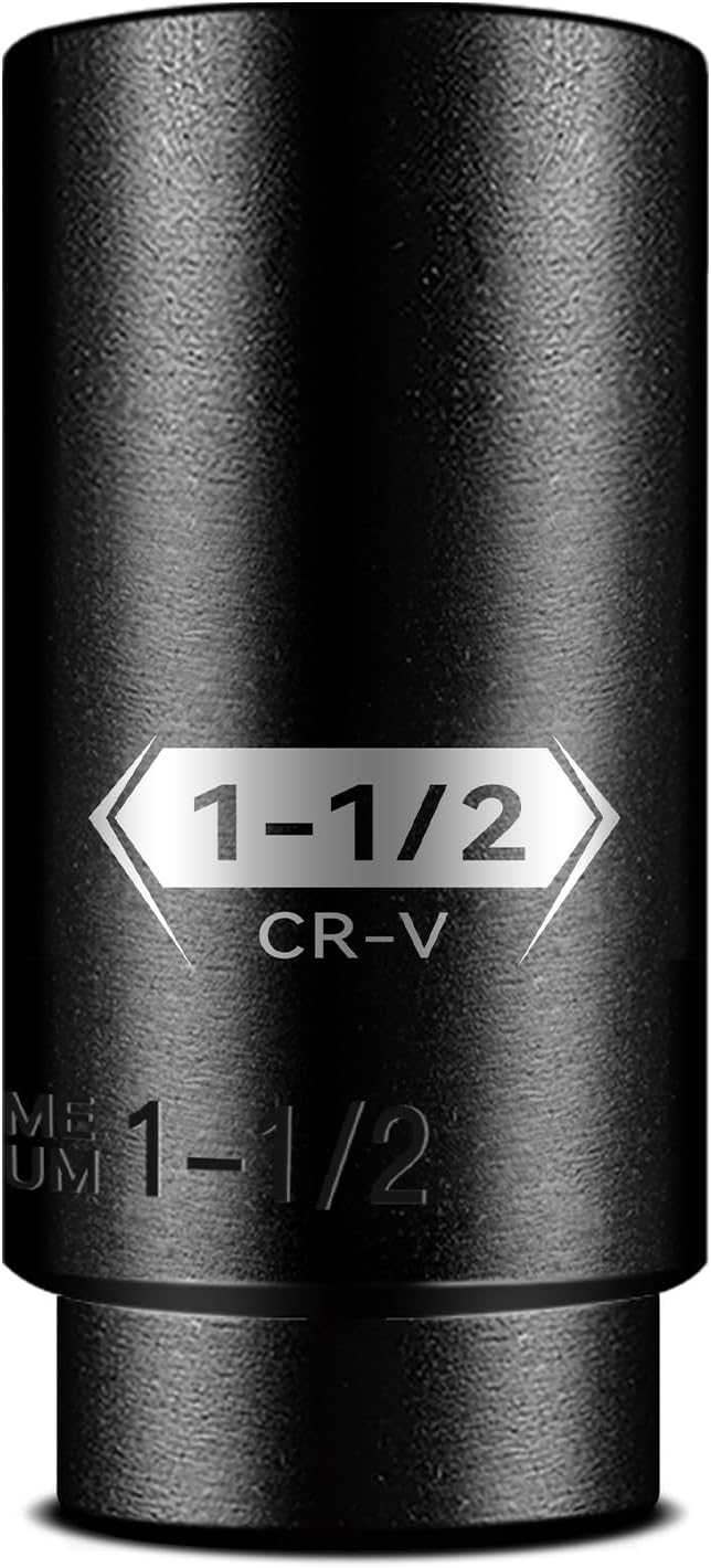 Enchufe profundo 6 puntos 1/2 pulg acero CR-V