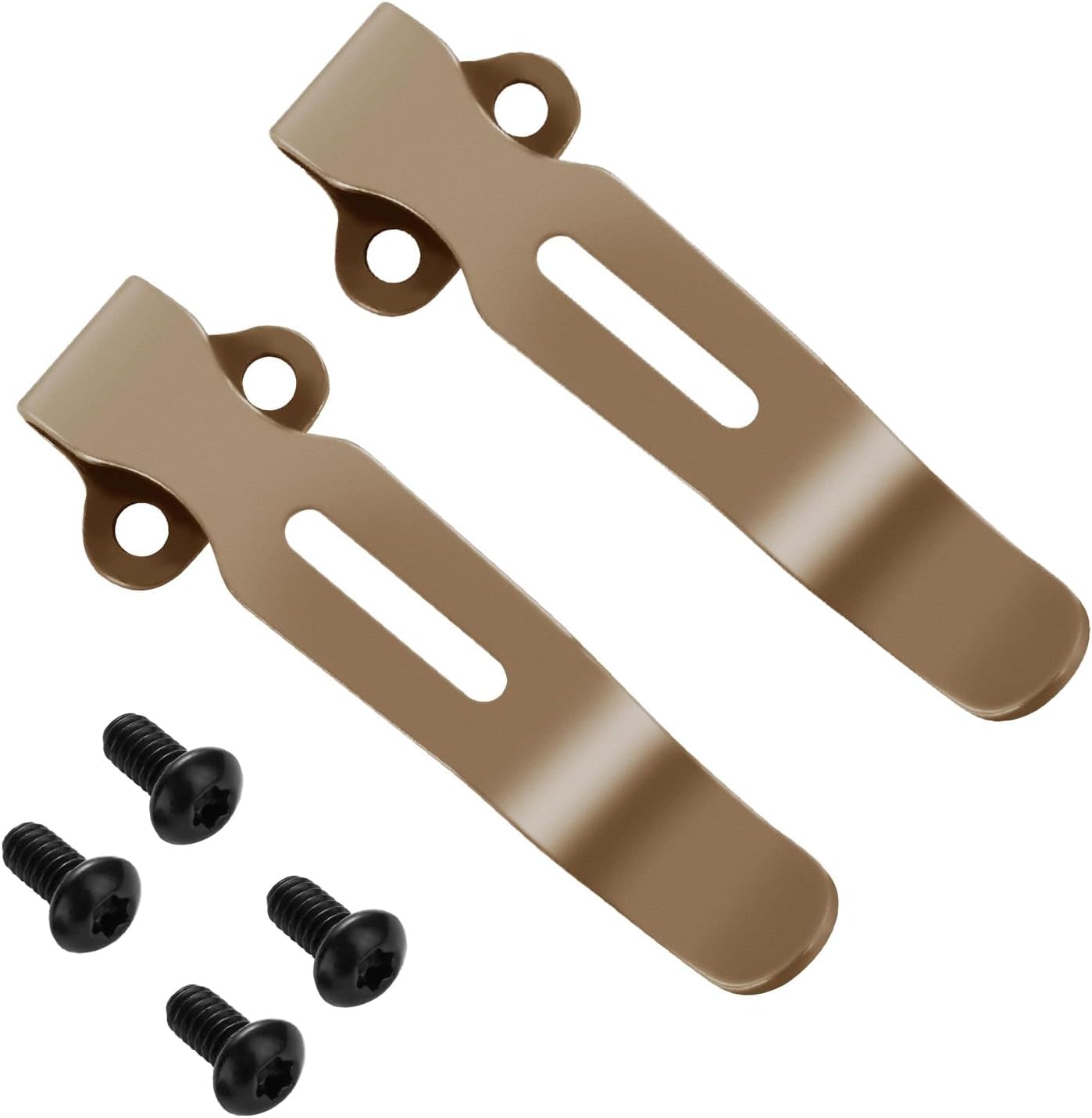 Set 2 Clips Bolsillo Acero Inox Anodizado Dorado Comp Benchmade