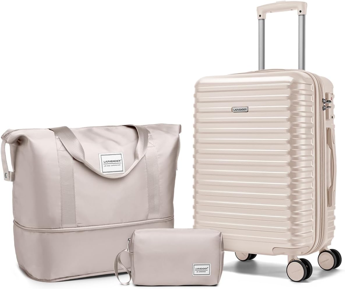 Maleta rígida 20pulg TSA Lock 22x14x9 aprobada aerolínea set 3
