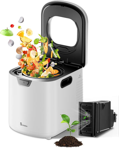 Compostador eléctrico para cocina interior 4.2L reciclador inteligente de residuos