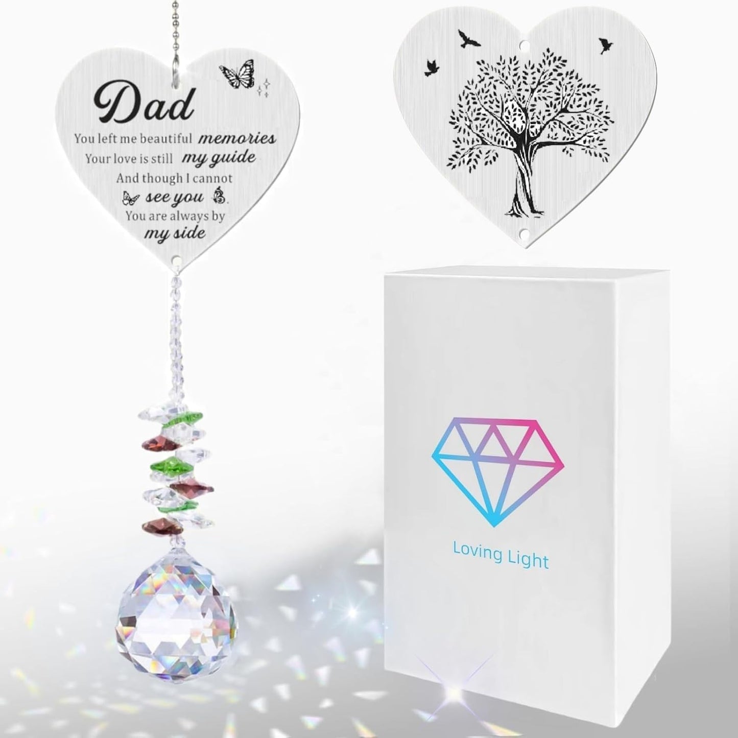 Atrapasoles conmemorativo cristal para decorar ventana