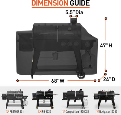 Cubierta parrilla Pit Boss 1100 Pro Series resistente al clima