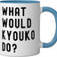 Taza cerámica What Would Kyouko Do? Azul/Blanco