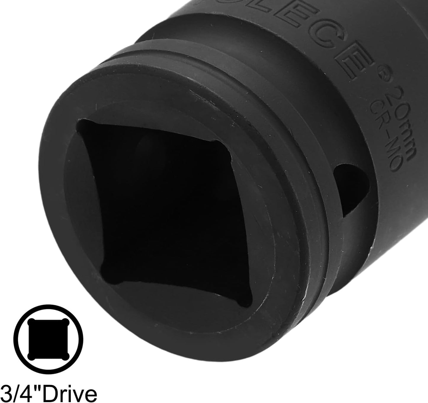 Enchufe impacto profundo 3/4 pulg acero CR-MO