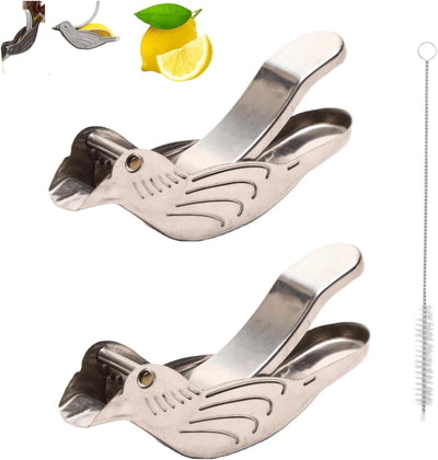 Exprimidor manual de limón en forma de pájaro con cepillo