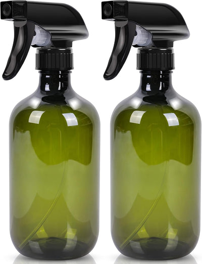 Botella rociador sin fugas 16.9oz para plantas y cabello verde
