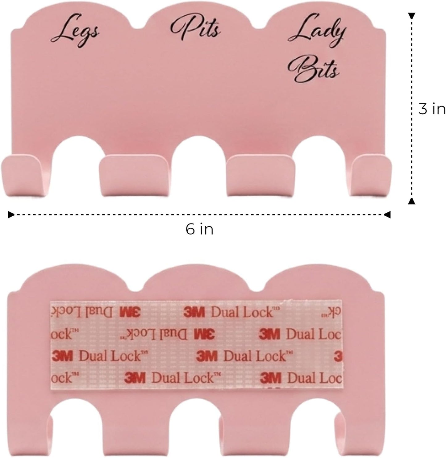 Soporte maquinilla afeitar mujer ducha sin oxidar