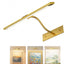 Luz LED aplique pared dorado 16pulg regulable con control remoto