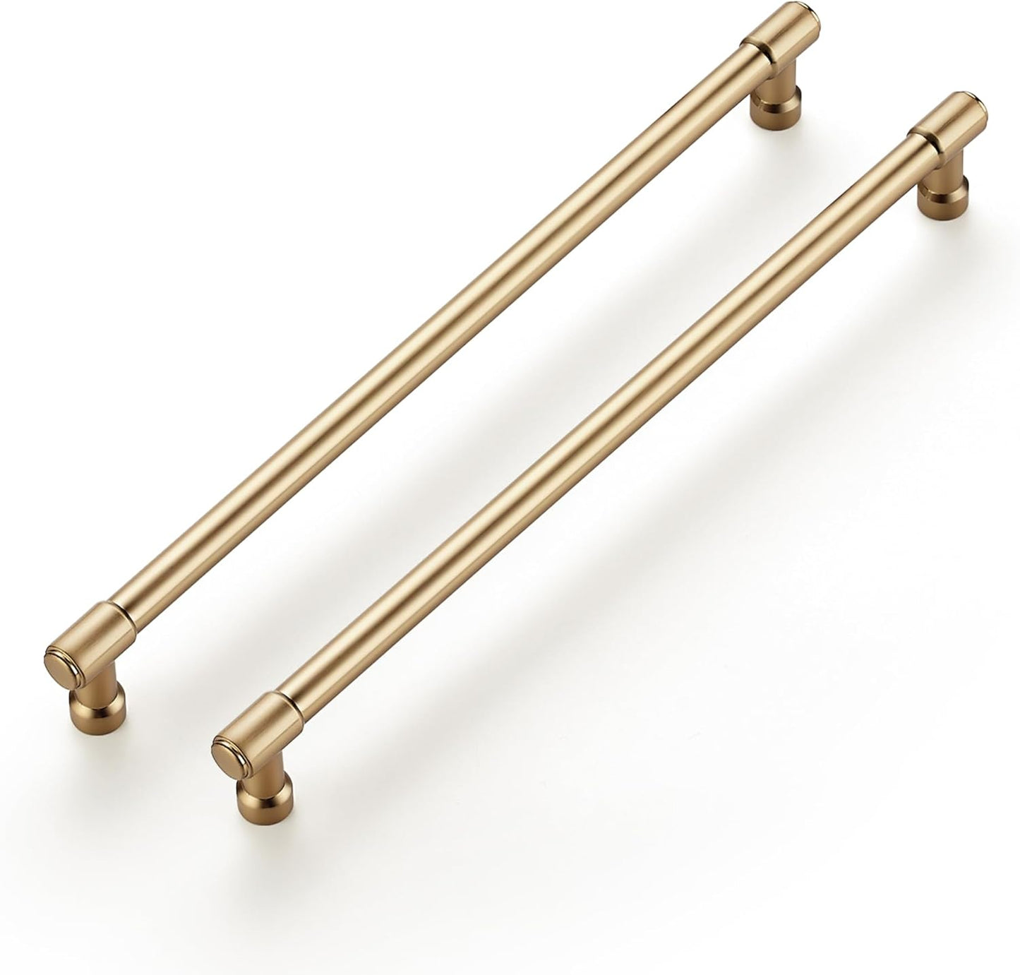 20 Manijas Sólidas Gabinete 10pulg Color Bronce Champán